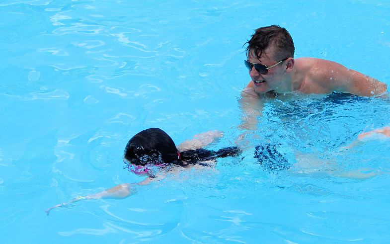 Swimming at Westchester Summer Day Camp